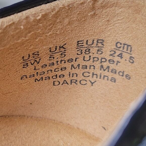 *Last Chance!* Naturalizer Darcy Fringe Leather Loafer in Haven Blue size 8W - Picture 13 of 13